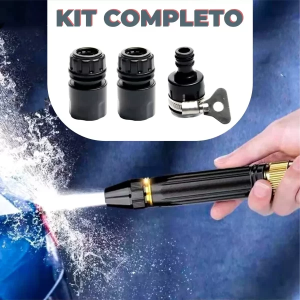 Bico Alta Pressão Jato Mangueira Água Kit 4 Pçs Lava Carro - Image 4