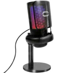 Microfone Gamer Rgb Usb Para Pc Mt1060r (PRETO)