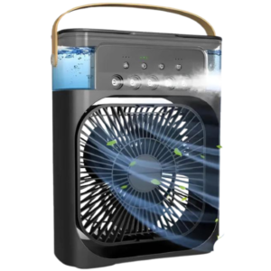 Ventilador Portátil de Mesa Mini Ar Condicionado Umidifi.