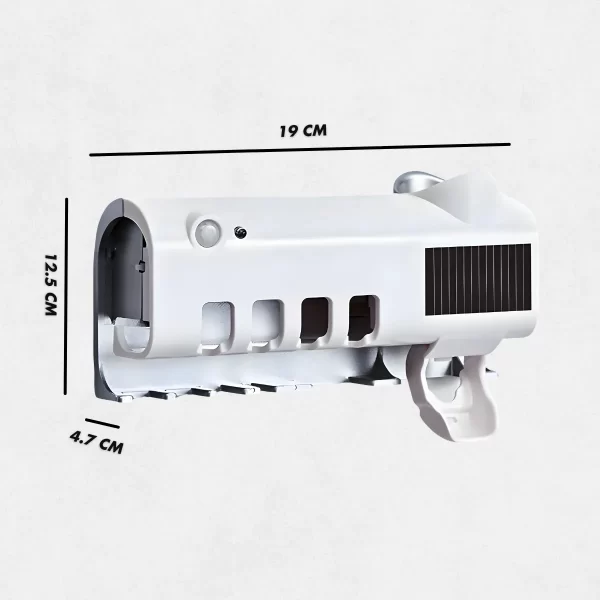 Suporte Dipenser Com Esterilizador UV Porta Escova e Pasta - Image 8