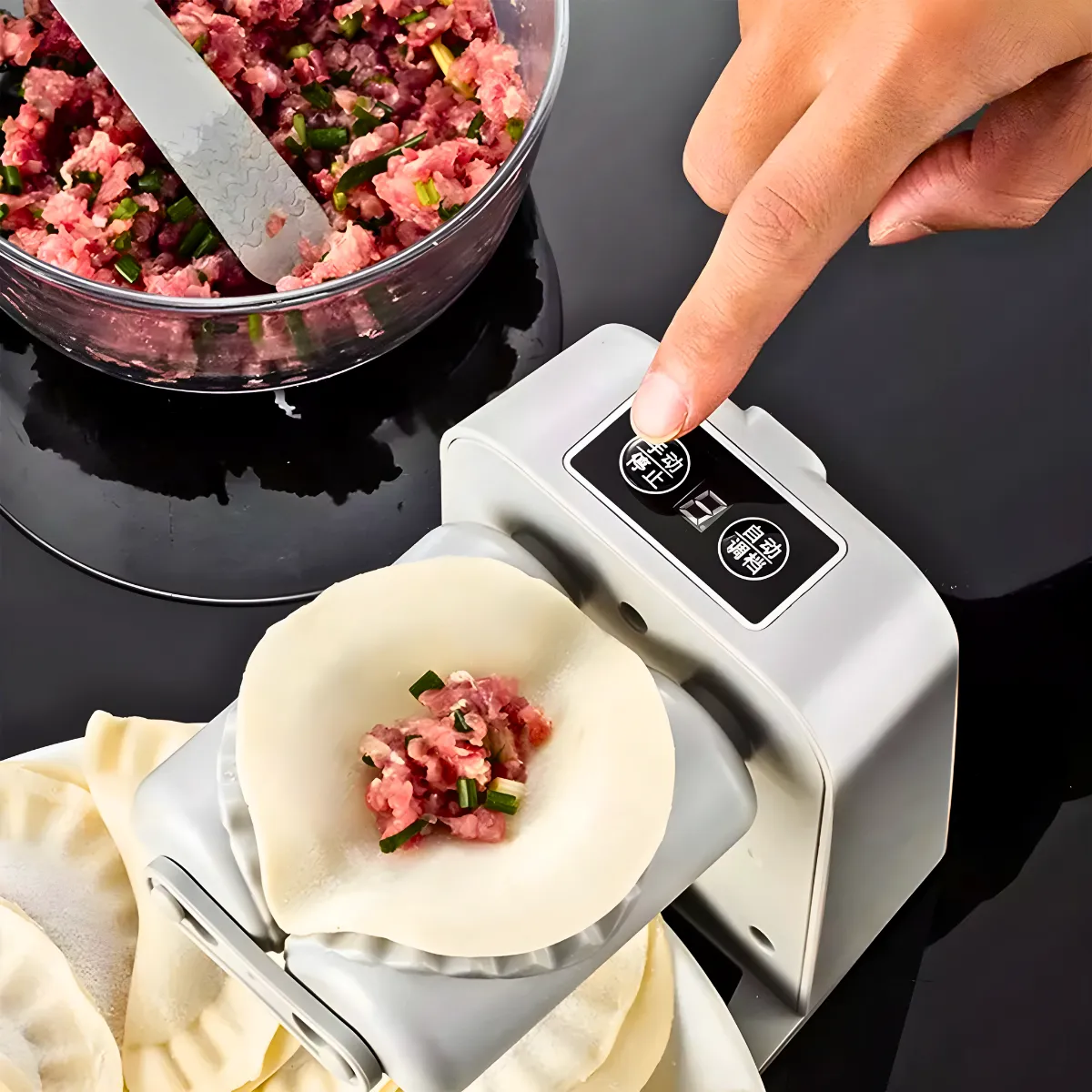 Máquina de Fechar Pastel e Guioza Automático com Temporizado - Imagem 4