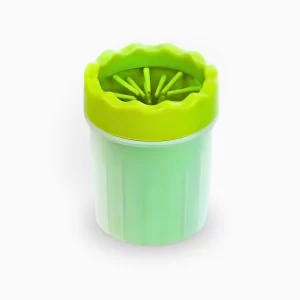Limpador de Pata de Cachorros Portátil Verde