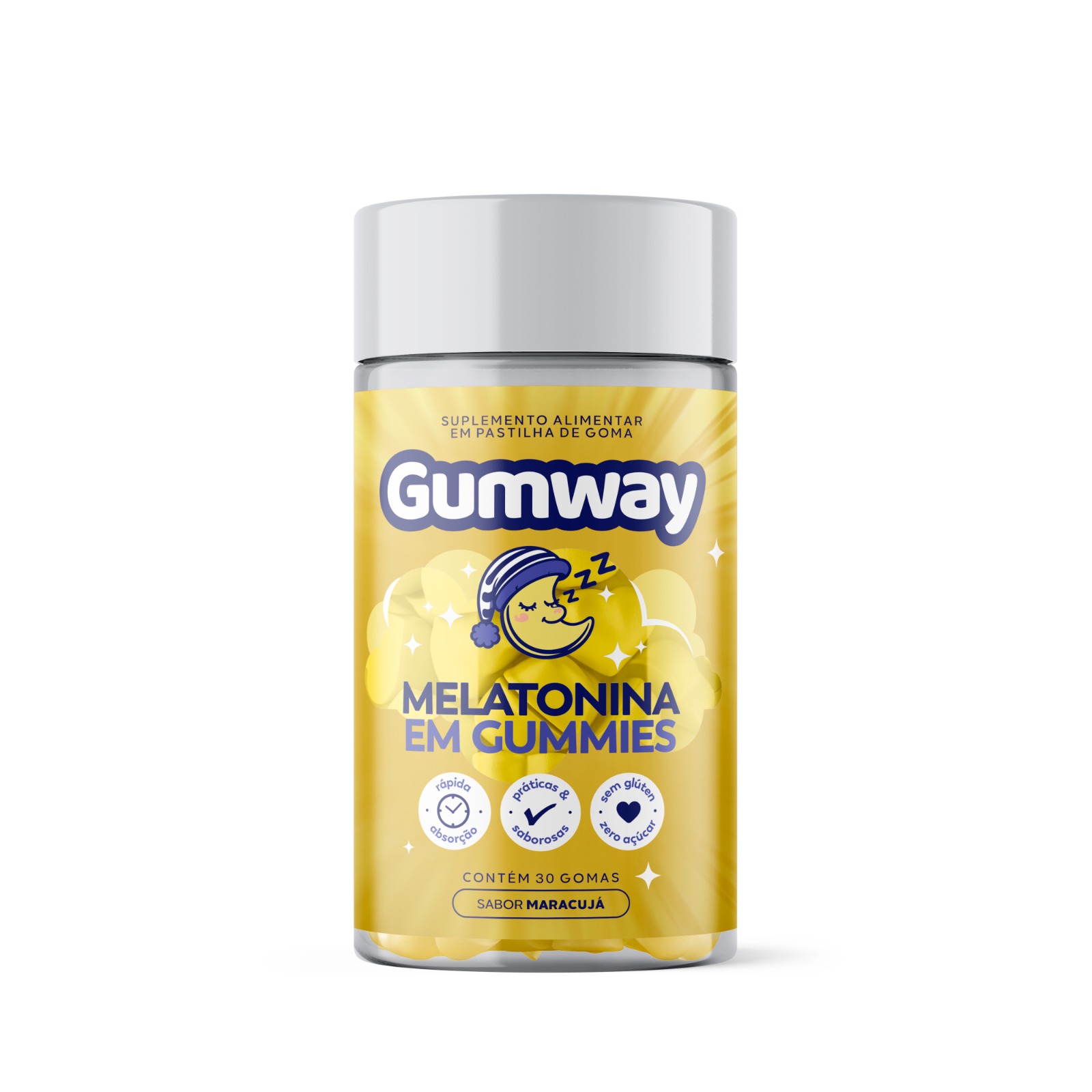 Melatonina Gummy Sabor Maracuja 30 Gumway