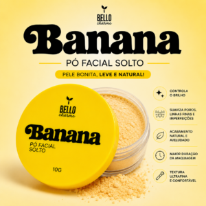 Pó Facial Solto Banana