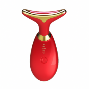 Massageador Facial Eletrico Pescoço Led Lift Fototerapia Ant