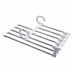 Cabide Organizador Multifuncional 5 Divisórias Para Calças e