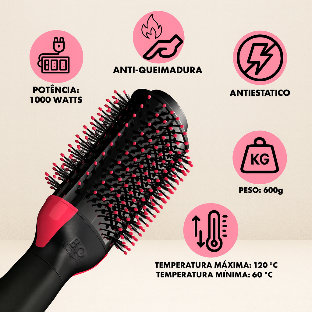Escova Secadora Alisadora - Imagem 4